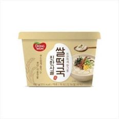 동원 진한사골 쌀떡국(컵)151g x16개(1Box) 간펵식 떡국