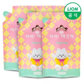 아이깨끗해X어프어프 대용량 핸드워시 450ml 리필 4개 화이트릴리