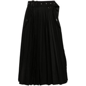 Long skirt SCW-214  001 BLACK