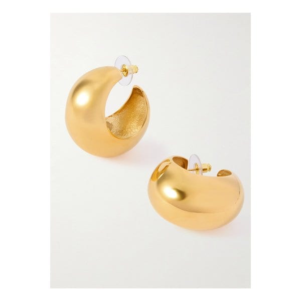 골드톤 후프 이어링 46376663162889716