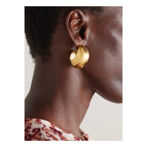 골드톤 후프 이어링 46376663162889716