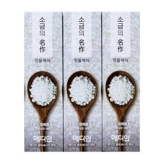 아모레퍼시픽 메디안 솔트에너지 치약 120g x 3개입-잇몸케어_WB6CCC7