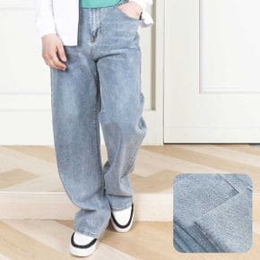 캐주얼 데일리 남성 기능성 통밴딩 스판 일자 청바지_P338644059