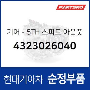 기어-5TH 스피드 아웃풋 (4323026040) 벨로스터, 아반떼 현대모비스부품몰