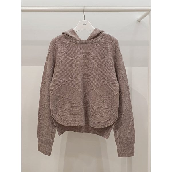 [파주점] 쥬크 주크 울100 꽈배기 후드 니트 V254KSK940