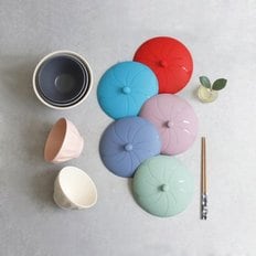 국산 실리콘 플라워 뚜껑 덮개 17cm (5colors)