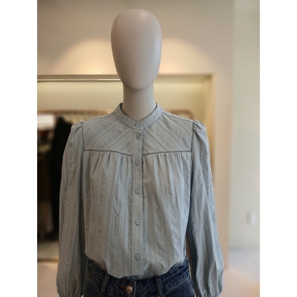 [여주점] 씨씨콜렉트 레이스블록스트라이프패턴블라두스 E261msc103