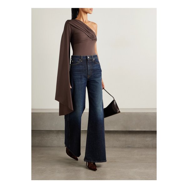 메이겔코로넬 부라노 원숄더 개더 드레이프 스트레치 저지 보디스 46376663162941909