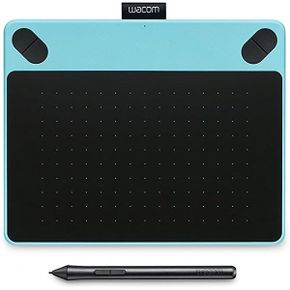 영국 와콤 드로잉 테블릿 Wacom Intuos Art Pen Tablet in Blue Size S  Small Graphic incl. Co