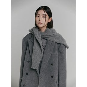 DOUBLE BREASTED WOOL BLAZER [GREY]