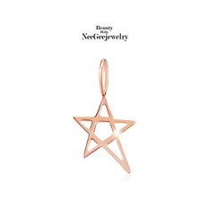 [NeeGee] 14K PINK GOLD 소녀별 펜던트