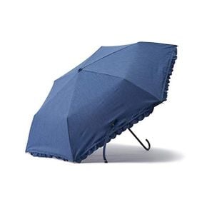 일본 프랑프랑 양산 Franfranc Ruffle Parasol 18.5 inches 47 cm Navy For Both Rain and Shine