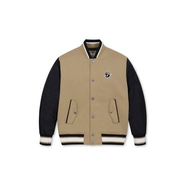 왁 (왁골프)Men Waacky Varsity Jacket_WMUAA24623LBR