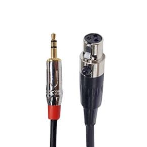스테레오 3.5 to 미니 XLR 3핀 AKG 전용 헤드폰 헤드셋 케이블 1m SMC302