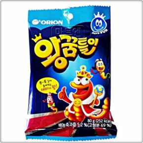 오리온 왕꿈틀이 80g 10개