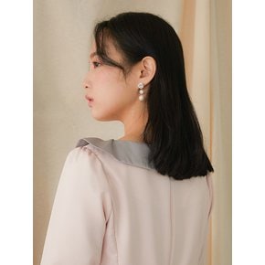 Ribbon Sleeve One-piece LIGHT PINK