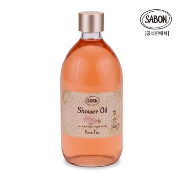 사봉 샤워오일 로즈티 500ml +펌프 증정 (바디워시/샤워젤)