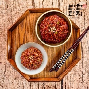 비빔오징어젓 500g + 비빔낙지젓 500g