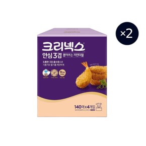 안심 키친타월 3겹 뽑아쓰는 키친타올 국내생산 140매 X 4개입 X 2개