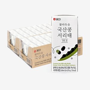  꽃마두유 국산콩 서리태 99.8(24입*2박스)