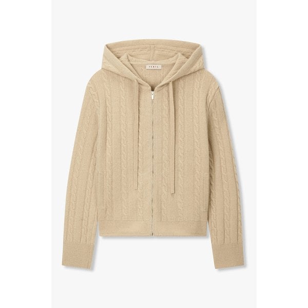 케이블 믹스 후드 집업 가디건 IA15446015103