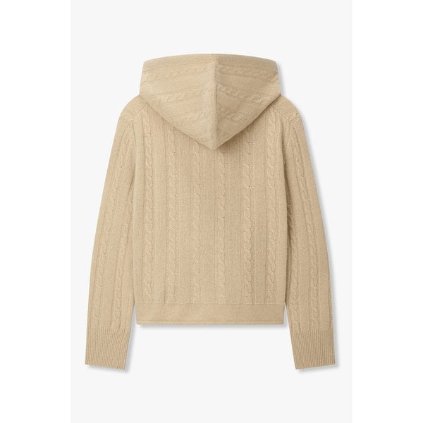 케이블 믹스 후드 집업 가디건 IA15446015103