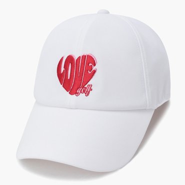 르꼬끄골프 25년  S/S    NEW 여성 러브 볼캡 / white GQ122LCP14