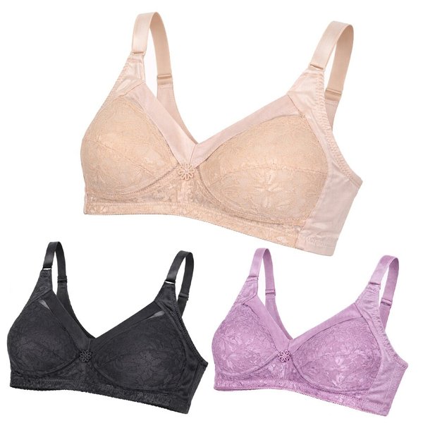 노와이어 엄마브라 마담브라 레이스브라 빅사이즈 B컵브라 풀컵 브래지어