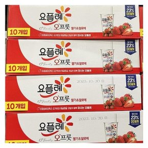 요플레 오프룻 딸기  알로에 180ml x 10개입 코스트코