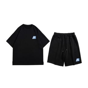 남성데일리룩 심플 아웃도어 반팔 트레이닝 세트