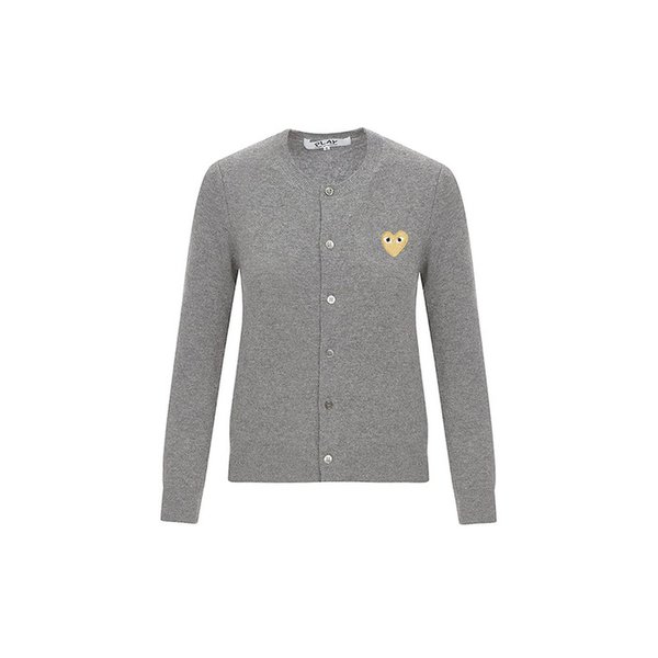25FW 골드 하트 가디건 그레이 AX-N049-051-3