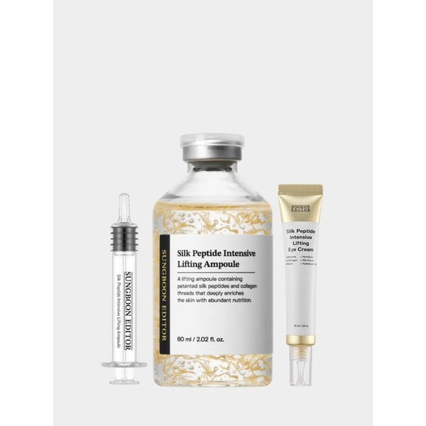 [SET] 실크 펩타이드 콜라겐 탄력 앰플 60ml + 줄기세포 아이크림 30ml