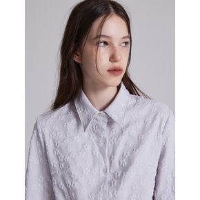 FLOWER SHIRT IN GREY (플라워 셔츠)