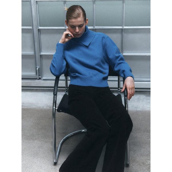 Stand Collar Knit Top_2color