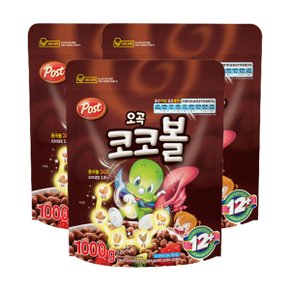 동서식품 포스트 오곡 코코볼 1kg 3개