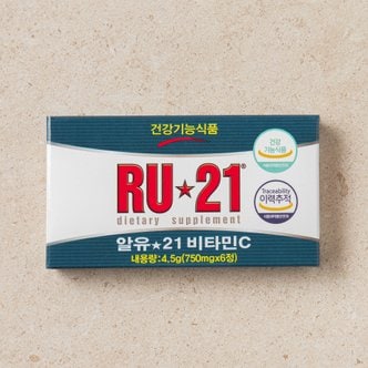 건강기능식품 [알유21] 비타민C 6정