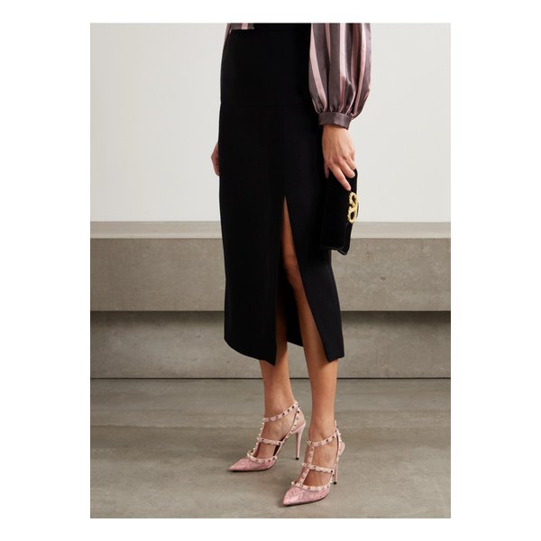 락스터드 스웨이드 트림 레이스 펌프스 46376663162910389