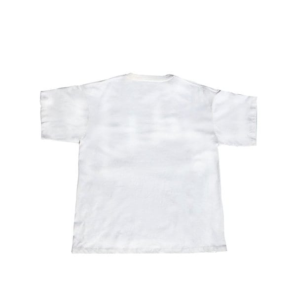 Multi Print Box Tee, White