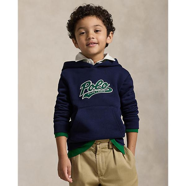 폴로 키즈 남아 2-7세 로고 플리스 후디(CWPOKNIB8021425410)