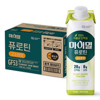 대상웰라이프 마이밀 퓨로틴 고소한맛 250ml x 24입 1박스