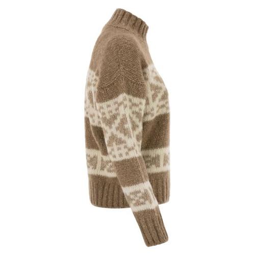 페세리코 터틀넥 S99409F03 BROWN BEIGE