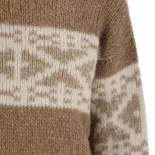 페세리코 터틀넥 S99409F03 BROWN BEIGE