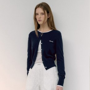 BASIC ROUND CARDIGAN NAVY
