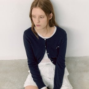 BASIC ROUND CARDIGAN NAVY