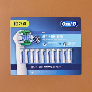피앤지 Oral B 프리시즌 클린 리필모 10입 (EB20RX-10)