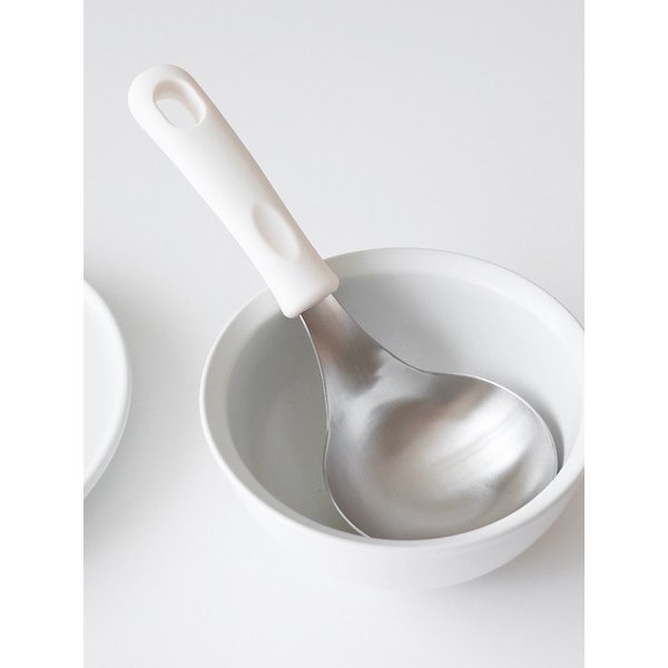 실리콘핸들 서빙스푼 미니국자