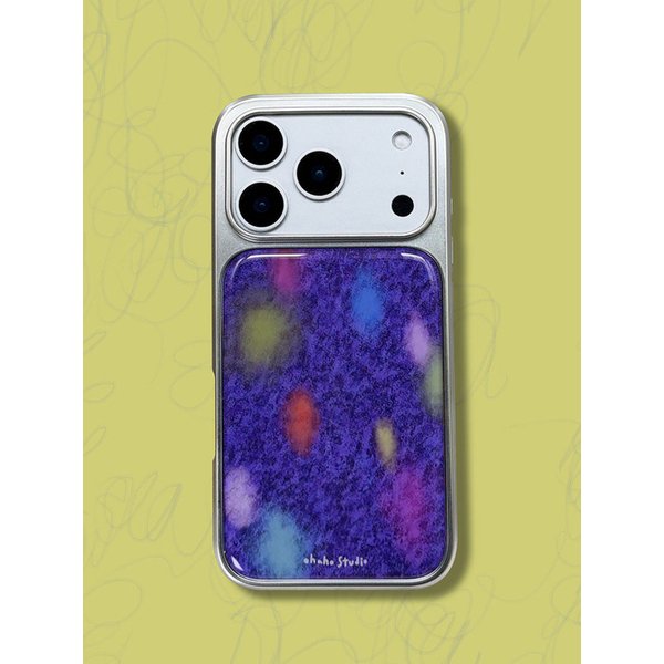 Fuzzy Berry Phone case 실버 (에폭시/글라스/맥세이프 글라스)