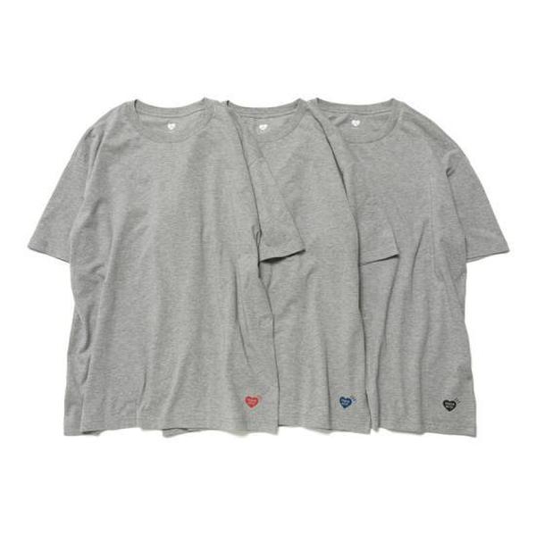 확대된 대표 26SS 휴먼메이드 반팔 티셔츠 HM00CS001 GRAY DOM