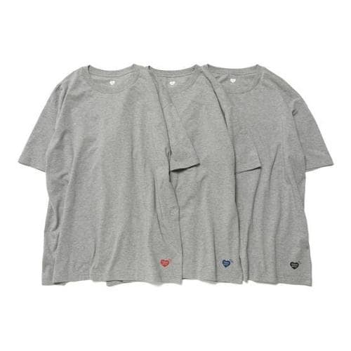 26SS 휴먼메이드 반팔 티셔츠 HM00CS001 GRAY DOM