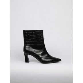 Erin Ankle Boots Black Croco